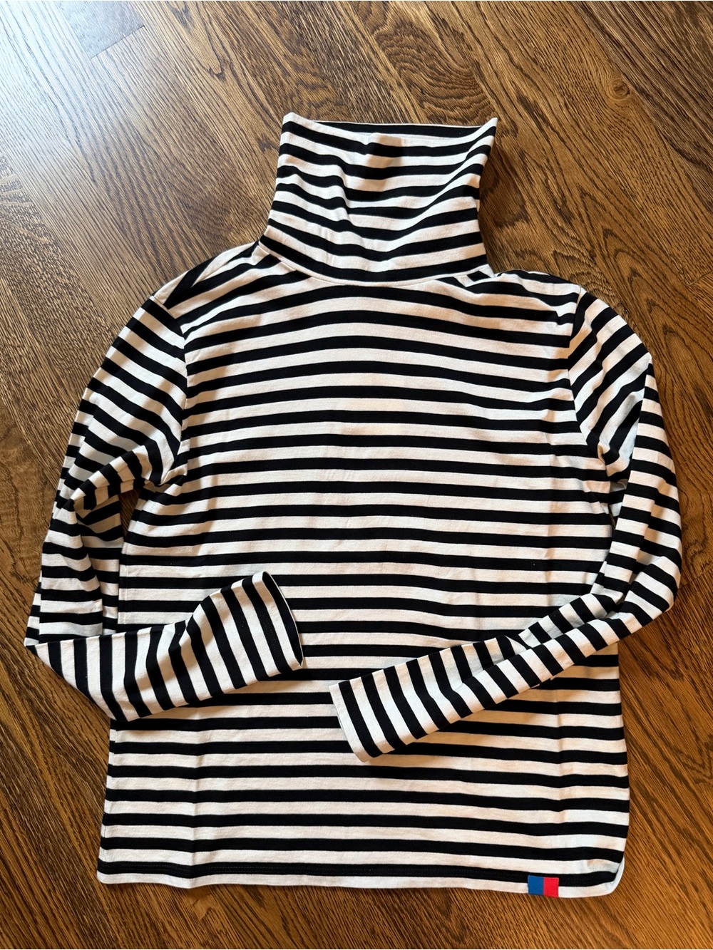 NWT Kule striped turtleneck
